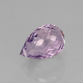 6,16 ctw natürlicher violetter Amethyst, Briolette, VVS