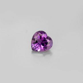 0,72 ctw natürlicher violetter Amethyst, Herzform, VS