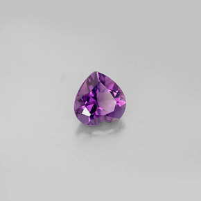 0,72 ctw natürlicher violetter Amethyst, Herzform, VS