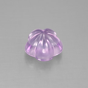 9,17 ctw natürlicher Violet Amethyst, Blumen-Schliff, Transparent