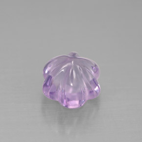 1,63 ctw natürlicher violetter Amethyst, Blumenschliff, Transparent