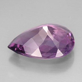 19,04 ctw natürlicher violetter Amethyst, Birnenform, VVS