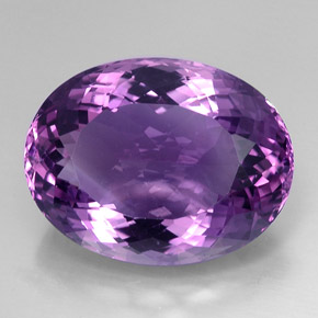 43,53 ctw natürlicher Violett Amethyst, Oval Schliff, VVS