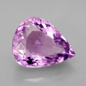 7,05 ctw natürlicher violetter Amethyst, Birnenform, VVS