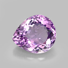 6,96 ctw natürlicher violetter Amethyst, Birnenform, VVS