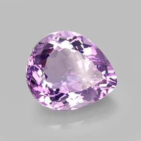 6,96 ctw natürlicher violetter Amethyst, Birnenform, VVS