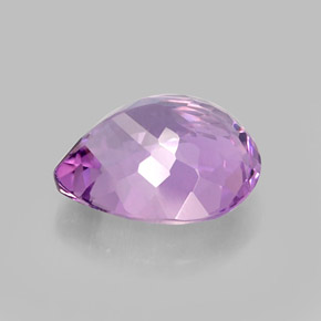 6,96 ctw natürlicher violetter Amethyst, Birnenform, VVS