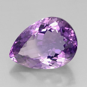 14,77 ctw natürlicher Violett Amethyst, Birnenform, IF