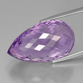 9,17 ctw natürlicher Violet Amethyst, Briolette, VVS