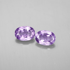  ct natürliche Violett Amethyst-Edelsteine, Oval Schliff, VS