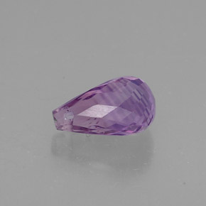 1,38 ctw natürlicher violetter Amethyst, Briolette, VVS-VS
