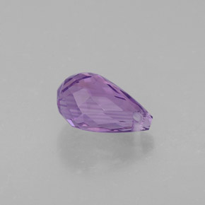 1,26 ctw natürlicher violetter Amethyst, Briolette, VVS-VS