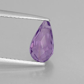 1,26 ctw natürlicher violetter Amethyst, Briolette, VVS-VS