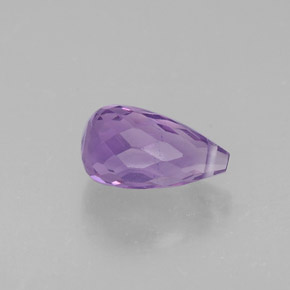 1,54 ctw natürlicher violetter Amethyst, Briolette, VS