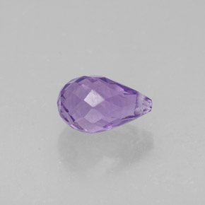 1,25 ctw natürlicher violetter Amethyst, Briolette, VS