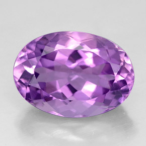 5,52 ctw natürlicher violetter Amethyst, Oval Schliff, VVS