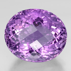 37,95 ctw natürlicher violetter Amethyst, Oval Schliff, VVS