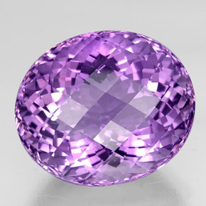 37,95 ctw natürlicher violetter Amethyst, Oval Schliff, VVS