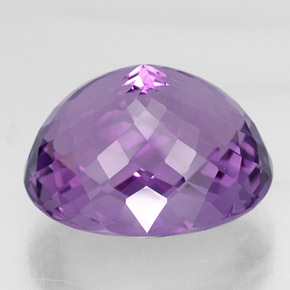 37,95 ctw natürlicher violetter Amethyst, Oval Schliff, VVS
