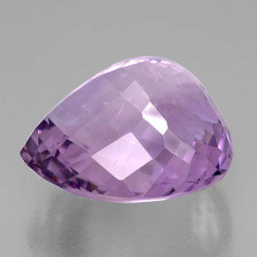 53,61 ctw natürlicher violetter Amethyst, Birnenform, IF