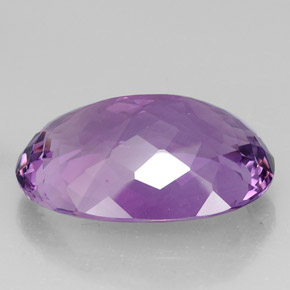 38,07 ctw natürlicher violetter Amethyst, Oval Schliff, IF