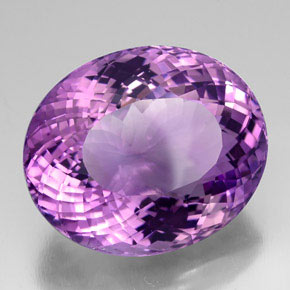 65,73 ctw natürlicher violetter Amethyst, Oval Schliff, IF