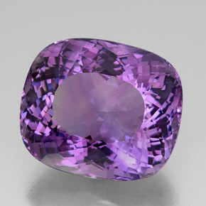 58,79 ctw natürlicher violetter Amethyst, Kissenschliff, IF