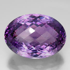76,02 ctw natürlicher violetter Amethyst, Oval Schliff, IF