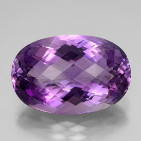 49,80 ctw natürlicher violetter Amethyst, Oval Schliff, VVS