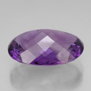 49,80 ctw natürlicher violetter Amethyst, Oval Schliff, VVS