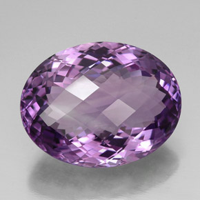 33,87 ctw natürlicher violetter Amethyst, Oval Schliff, IF