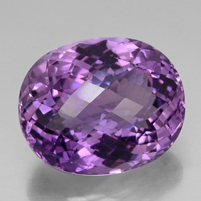 35,79 ctw natürlicher violetter Amethyst, Oval Schliff, VVS