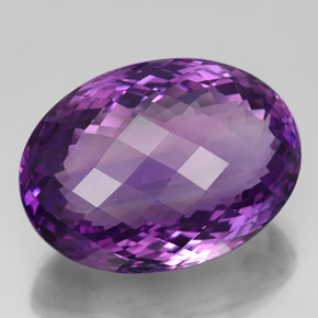50,62 ctw natürlicher violetter Amethyst, Oval Schliff, IF