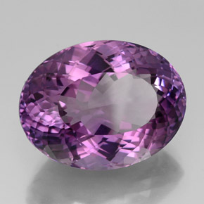 33,03 ctw natürlicher violetter Amethyst, Oval Schliff, VVS