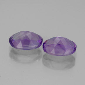  ct natürliche violetter Amethyst-Edelsteine, Oval Schliff, VVS-VS