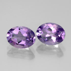  ct natürliche violetter Amethyst-Edelsteine, Oval Schliff, VVS-VS