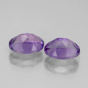  ct natürliche violetter Amethyst-Edelsteine, Oval Schliff, VVS-VS
