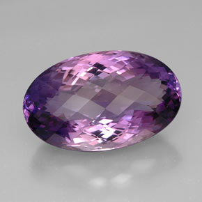 63,30 ctw natürlicher violetter Amethyst, Oval Schliff, IF