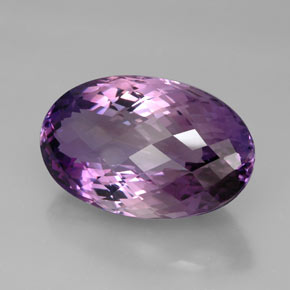 63,30 ctw natürlicher violetter Amethyst, Oval Schliff, IF