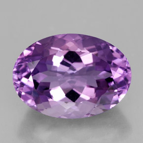 5,90 ctw natürlicher violetter Amethyst, Oval Schliff, VVS-VS