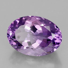 5,90 ctw natürlicher violetter Amethyst, Oval Schliff, VVS-VS