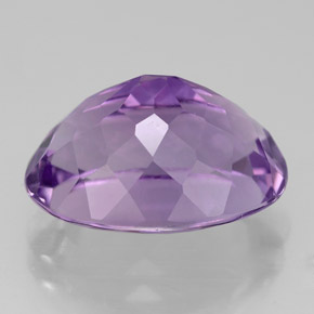 6,44 ctw natürlicher violetter Amethyst, Oval Schliff, VVS