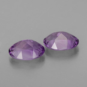  ct natürliche violetter Amethyst-Edelsteine, Oval Schliff, VVS-VS