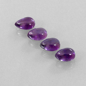  ct natürliche Violet Amethyst-Edelsteine, Transparent, Transparent / Lichtdurchlässig