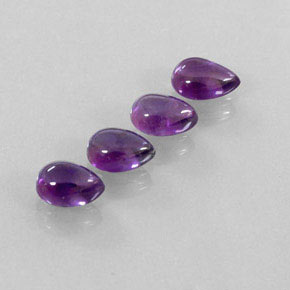  ct natürliche Violet Amethyst-Edelsteine, Transparent, Transparent / Lichtdurchlässig
