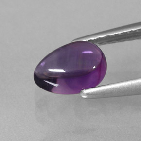 9,17 ctw natürlicher Violett Amethyst, Transparent, Transparent / Lichtdurchlässig