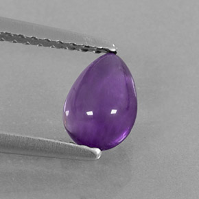 9,17 ctw natürlicher Violett Amethyst, Transparent, Transparent / Lichtdurchlässig