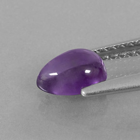 9,17 ctw natürlicher Violett Amethyst, Transparent, Transparent / Lichtdurchlässig