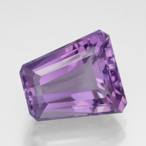 5,86 ctw natürlicher violetter Amethyst, Fantasieschliff, VVS