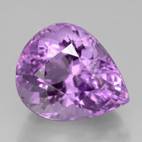 7,11 ctw natürlicher violetter Amethyst, Birnenform, VVS